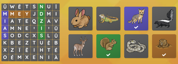 Animales silvestres